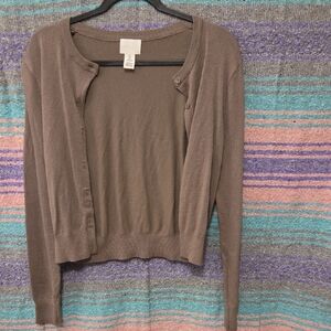 H&M Taupe Knit Sweater